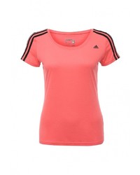 Женская ярко-розовая футболка с круглым вырезом от adidas Performance