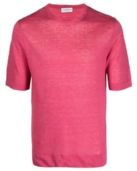 Мужская ярко-розовая футболка с круглым вырезом от Ballantyne