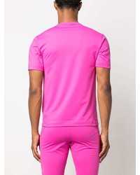 Мужская ярко-розовая футболка с круглым вырезом от Martine Rose