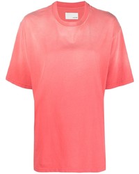 Мужская ярко-розовая футболка с круглым вырезом от Haikure