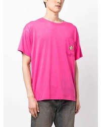 Мужская ярко-розовая футболка с круглым вырезом от Advisory Board Crystals