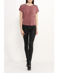 Женская ярко-розовая футболка с круглым вырезом от Mim