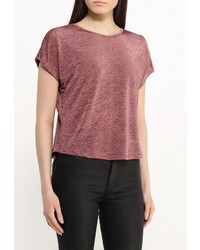 Женская ярко-розовая футболка с круглым вырезом от Mim