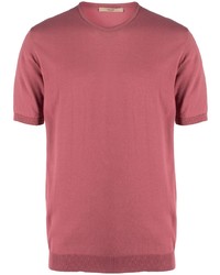 Мужская ярко-розовая футболка с круглым вырезом от Nuur