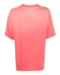 Мужская ярко-розовая футболка с круглым вырезом от Haikure