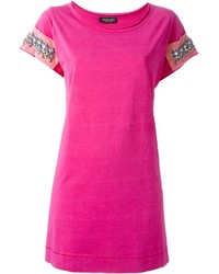 Женская ярко-розовая футболка с круглым вырезом от Twin-Set