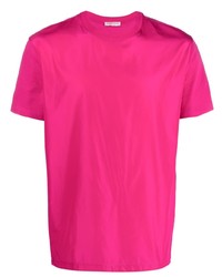 Мужская ярко-розовая футболка с круглым вырезом от Valentino