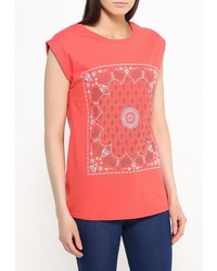 Женская ярко-розовая футболка с круглым вырезом от Vis-a-Vis