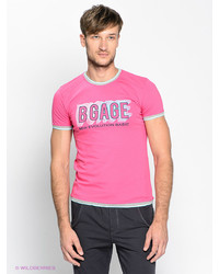 Мужская ярко-розовая футболка от BAGGAGE