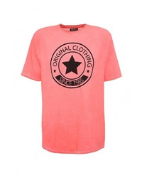 Мужская ярко-розовая футболка от Bruebeck