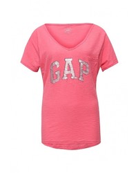 Женская ярко-розовая футболка от Gap