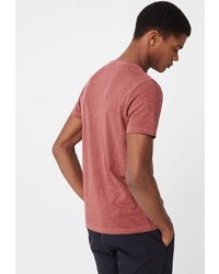 Мужская ярко-розовая футболка от Mango Man