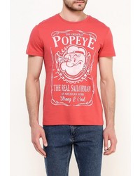 Мужская ярко-розовая футболка от Modis