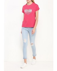 Женская ярко-розовая футболка от Modis