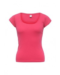 Женская ярко-розовая футболка от Piazza Italia