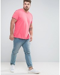 Мужская ярко-розовая футболка от Asos