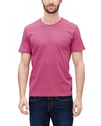 Мужская ярко-розовая футболка от s.Oliver
