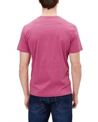 Мужская ярко-розовая футболка от s.Oliver
