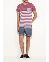 Мужская ярко-розовая футболка от Solid