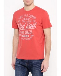 Мужская ярко-розовая футболка от Tom Tailor