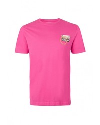 Мужская ярко-розовая футболка от Topman