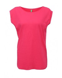 Женская ярко-розовая футболка от United Colors of Benetton