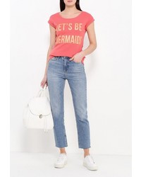 Женская ярко-розовая футболка от Спартак