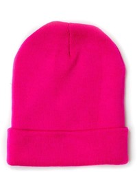 Ярко-розовая шапка