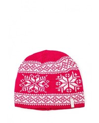 Женская ярко-розовая шапка