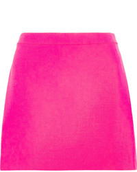 Ярко-розовая шерстяная юбка от Versace