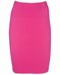 Ярко-розовая юбка-карандаш от Gai Mattiolo