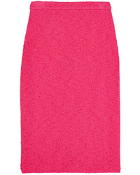 Ярко-розовая юбка-карандаш от Moschino