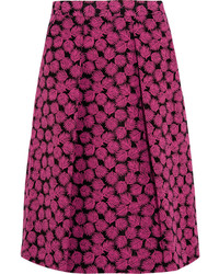 Ярко-розовая юбка со складками от MICHAEL Michael Kors