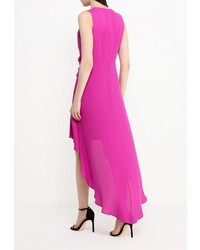Ярко-розовое вечернее платье от BCBGMAXAZRIA