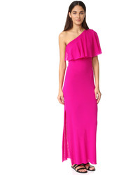 Ярко-розовое вечернее платье от Fuzzi