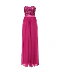 Ярко-розовое вечернее платье от Goddiva