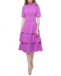 Ярко-розовое вечернее платье от Marichuell