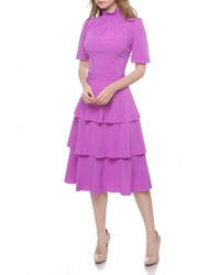 Ярко-розовое вечернее платье от Marichuell