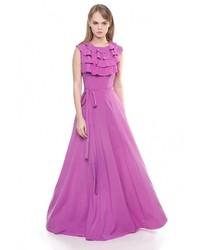 Ярко-розовое вечернее платье от Marichuell