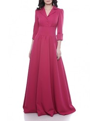 Ярко-розовое вечернее платье от Olivegrey