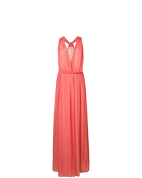 Ярко-розовое вечернее платье от Oscar de la Renta