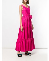 Ярко-розовое вечернее платье от La Doublej