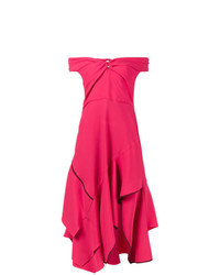 Ярко-розовое вечернее платье от Peter Pilotto