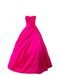 Ярко-розовое вечернее платье от Romona Keveza