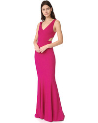 Ярко-розовое вечернее платье от Zac Posen