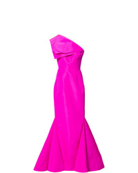 Ярко-розовое вечернее платье от Zac Posen
