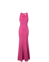 Ярко-розовое вечернее платье от Zac Zac Posen