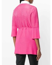 Ярко-розовое кимоно от Cruciani