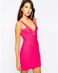 Ярко-розовое облегающее платье от Oh My Love
