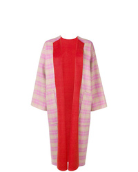 Женское ярко-розовое пальто в клетку от Sofie D'hoore